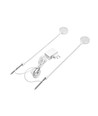 2 stk. Fleksibelt plantelys med spyd - 12W, timer, 40cm