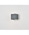 6W dimbar CUBIC PRO vegglampe - IP65, antrasitt, justerbar, opp/ned, inne/ute, inkl. lyskilde