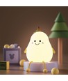 MOCHI Pære Nattlampe til Barn - Silikon, RGB + Varmhvit