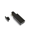 1-Faset BASIC skinnesett - 1m, Sort, 3-Spot, GU10, uten lyskilde