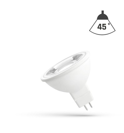 GU5,3 6W LED-pære - 12V, 45°, MR16