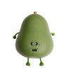 MOCHI Avocado nattlampe - Silikon, touch dimbar, IP20 innendørs