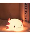 MOCHI Axolotl nattlampe - Silikon, fargeskift + varmhvit, touch dimbar, IP20 innendørs