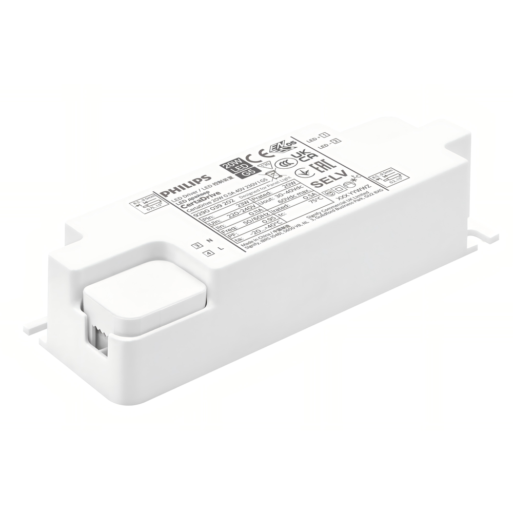 Philips 20W / 500mA LED-driver - 30V-40V, flimmerfri