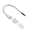 Vanntett startkontakt til LED-strip - 8mm, ensfarget, IP68, 5V-24V, til SMD og COB