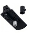 1-Faset PENDEL skinnesett - 1m, sort, 2 lampeholdere