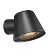 Norik GU10 vegglampe - IP54, sort, utendørs, uten lyskilde