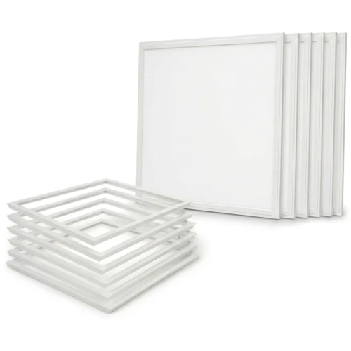 6x 60x60 Trebetongpanel + ramme - Komplett sett, 36W