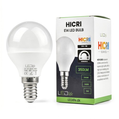 E14 5W dimbar HiCri pære - RA98