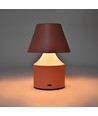Oppladbar LED bordlampe - Rosa, touch dimbar, 3-i-1, IP20 innendørs