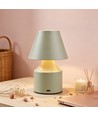 Oppladbar LED bordlampe - Grønn, touch dimbar, 3i1, IP20 innendørs