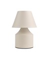 Oppladbar LED bordlampe - Krem, touch dimbar, 3-i-1, IP20 innendørs