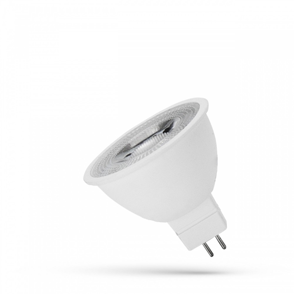 GU5.3 6W LED spotpære - 12V, MR16, 55° - Dimbar : Ikke dimbar, Kulør : Kald