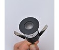 Sauna downlight sort - 24V DC, RA93, 1,1W, 3m ledning, Hull: Ø3 cm, Mål: Ø3,5 cm
