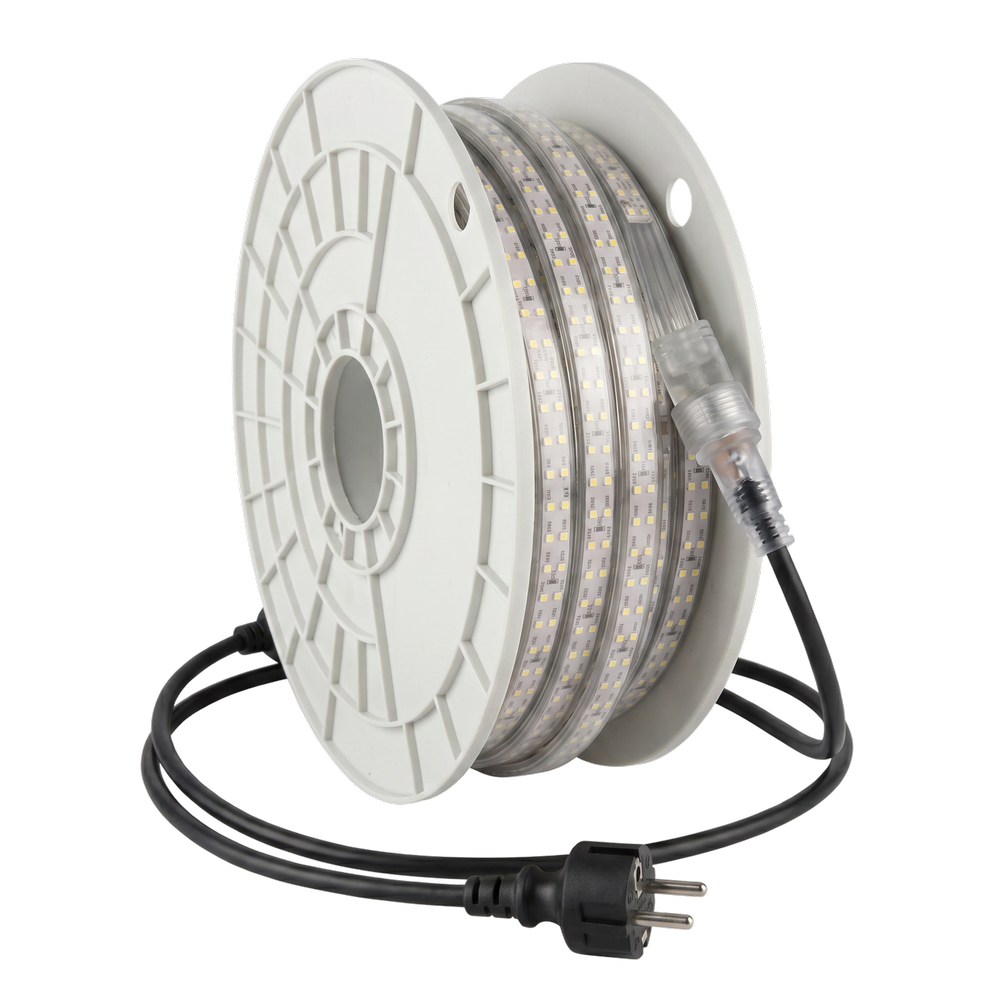 15m LEDlife arbeidslys LED strip på trommel - 230V, IP67, 180 LED/m, 11W/m, 1100 lm/m - Kulør : Nøytral