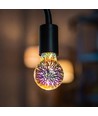 E27 3W LED-pære - A60, 3D stjerneeffekt