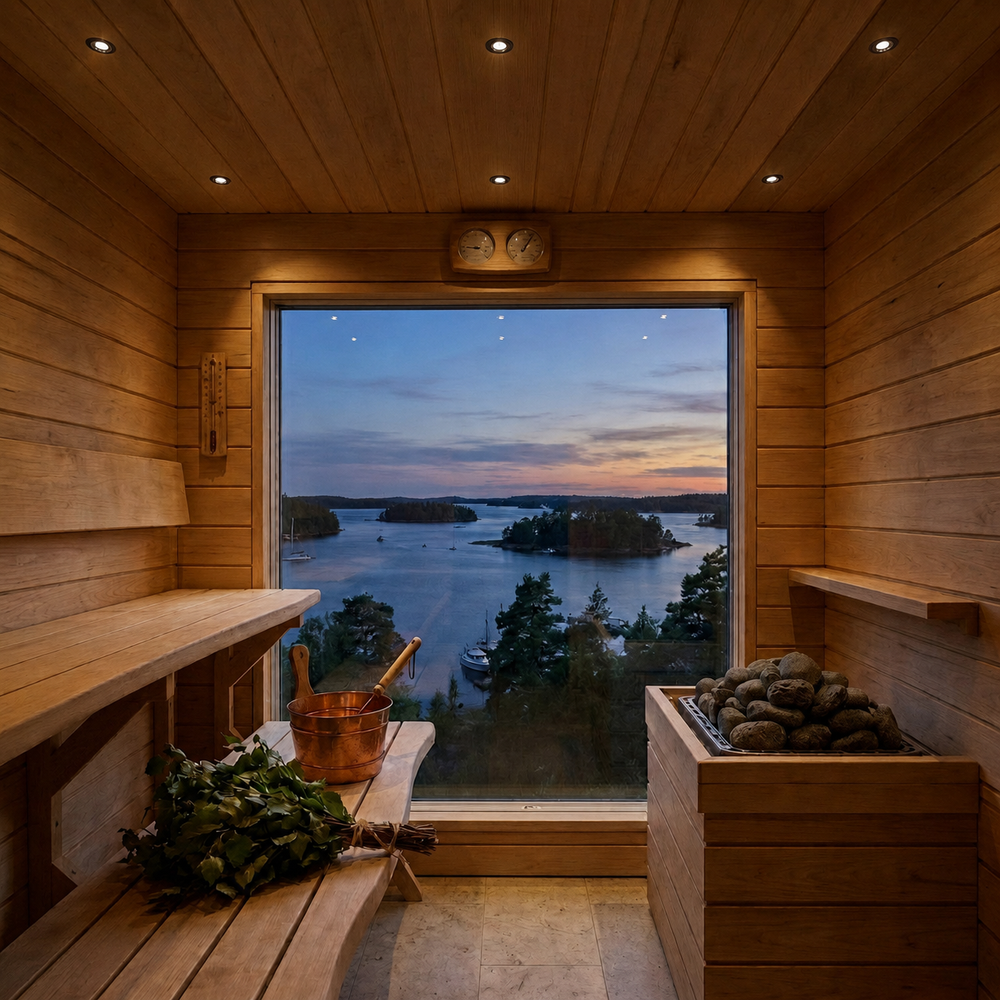 Sauna downlight sort - 24V DC, RA93, 1,1W, 3m ledning, Hull: Ø3 cm, Mål: Ø3,5 cm - Kulør : Varm