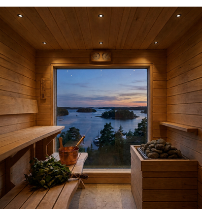 Sauna downlight sort - 24V DC, RA93, 1,1W, 3m ledning, Hull: Ø3 cm, Mål: Ø3,5 cm