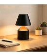 Oppladbar LED bordlampe - Sort, touch dimbar, 3-i-1, IP20 innendørs