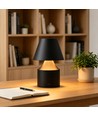 Oppladbar LED bordlampe - Sort, touch dimbar, 3-i-1, IP20 innendørs