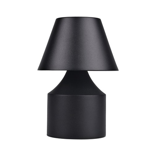 Oppladbar LED bordlampe - Sort, touch dimbar, 3-i-1, IP20 innendørs