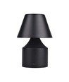 Oppladbar LED bordlampe - Sort, touch dimbar, 3-i-1, IP20 innendørs