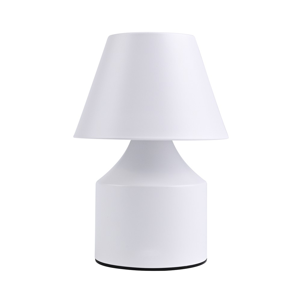 Oppladbar LED bordlampe - Hvit, touch dimbar, 3-i-1, IP20 innendørs - Dimbar : Dimmer innebygd, Kulør : 3-i-1