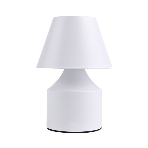 Oppladbar LED bordlampe - Hvit, touch dimbar, 3-i-1, IP20 innendørs