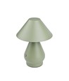 Oppladbar LED bordlampe - Grønn, Ø16cm, 21,5cm høy, touch dimbar, 3i1, IP20 innendørs