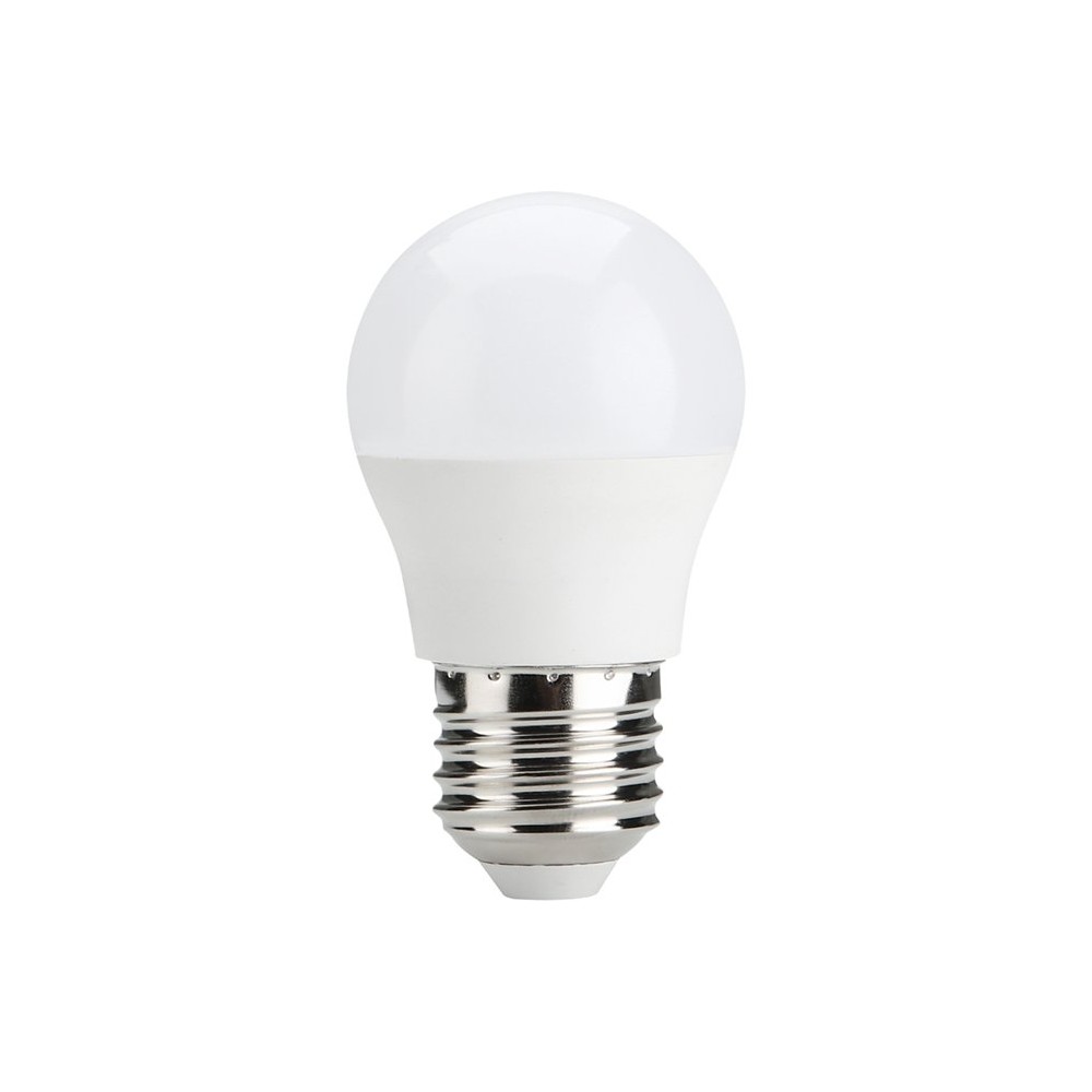 E27 5W dimbar LED kronepære - G45, 470lm, opalt glass, 2700K - Dimbar : Dimbar, Kulør : Varm