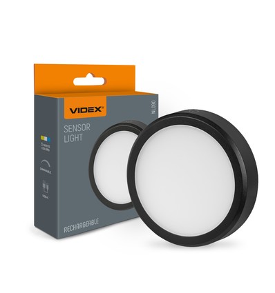 Oppladbar LED-lampe med bevegelsessensor - bærbar, innebygd sensor