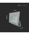 20W LED lyskaster - IP65, hvit utførelse, 6500K, utendørs