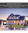 Outlet: Zigbee Pro LED Hagespot 25W RGB+CCT, 2100LM, IP65, 230V - Sort