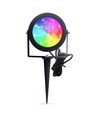 Outlet: Zigbee Pro LED Hagespot 25W RGB+CCT, 2100LM, IP65, 230V - Sort