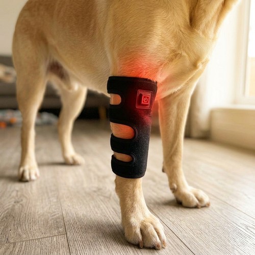 Lysterapi-gamasje til hunder - for ben og ledd, rød/infrarød, batteri