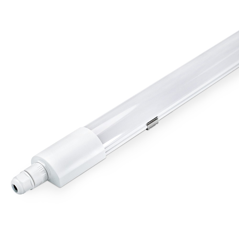150cm HICRI PRO armatur 46W - Gjennomgangskoblet, RA93, 130lm/W, IP65 - Dimbar : Ikke dimbar, Kulør : Nøytral