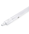 120cm HICRI PRO sensorarmatur 36W - Gjennomgangskoblet, mikrobølgesensor, RA93, 120lm/W, IP65