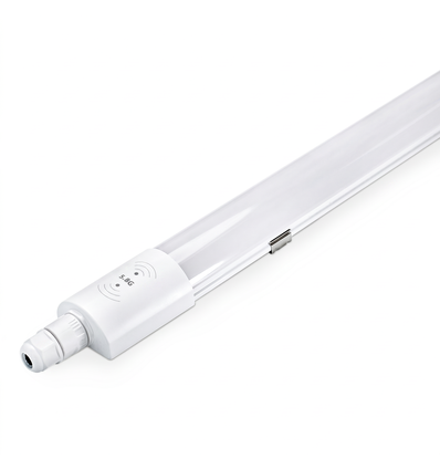 150cm HICRI PRO sensorarmatur 46W - Gjennomgangskoblet, mikrobølgesensor, RA93, 130lm/W, IP65