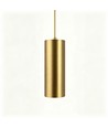 Lampeholder E14 & rosett, Designer - Gull look, 2m ledning ekskl. lyskilde