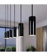 E14 Lampefatning & rosett, Designer - Sort, 2m ledning
