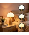 Oppladbar LED-bordlampe - Tre, touch-dimbar, 3-i-1, IP20 innendørs
