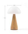 Oppladbar LED-bordlampe - Tre, touch-dimbar, 3-i-1, IP20 innendørs