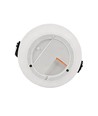 Oppladbar RGB LED bordlampe Ø13cm - Hvit, inkl. fjernkontroll, IP54 utendørs