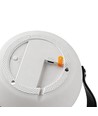 Oppladbar RGB LED bordlampe Ø13cm - Hvit, inkl. fjernkontroll, IP54 utendørs