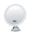 Makeupspeil med innebygd LED-lys - 3xAAA, trinnløs dimming, sugekopp og forlenger
