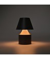 Oppladbar LED bordlampe - Grå, touch dimbar, 3i1, IP20 innendørs