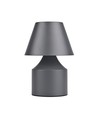 Oppladbar LED bordlampe - Grå, touch dimbar, 3i1, IP20 innendørs
