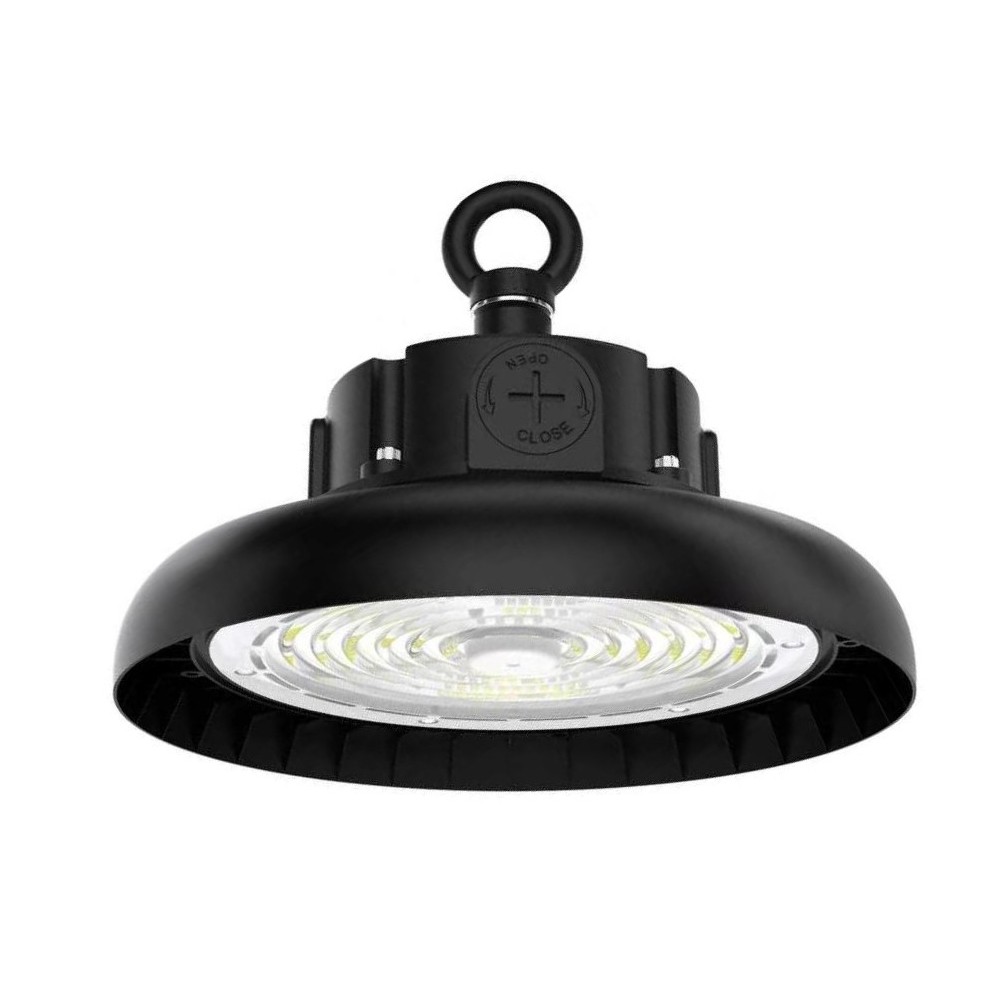 100W LED High Bay 180lm/w - Justerbar watt, IP65, Lifud driver, 0-10V dimbar, 5 års garanti - Kulør : Dagslys, Spredning : 120°
