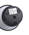Oppladbar LED bordlampe - Sort, Ø16cm, 21,5cm høy, touch dimbar, 3i1, IP20 innendørs