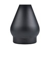 Oppladbar LED bordlampe - Sort, Ø15cm, 22cm høy, touch dimbar, 3-i-1, IP20 innendørs